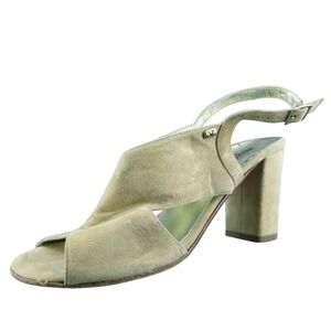 Valleverde  Women Strappy Sandal Shoes Brown Leather Size 39‎ Medium